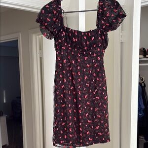 Free People floral mini dress